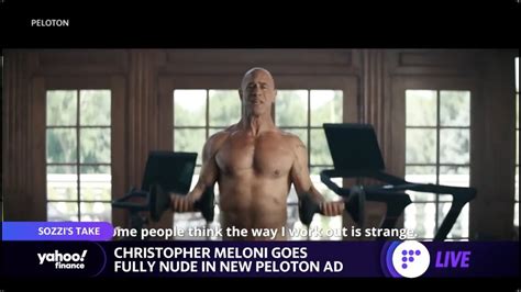 Christopher Meloni strips down for Peloton ad on National Nude Day